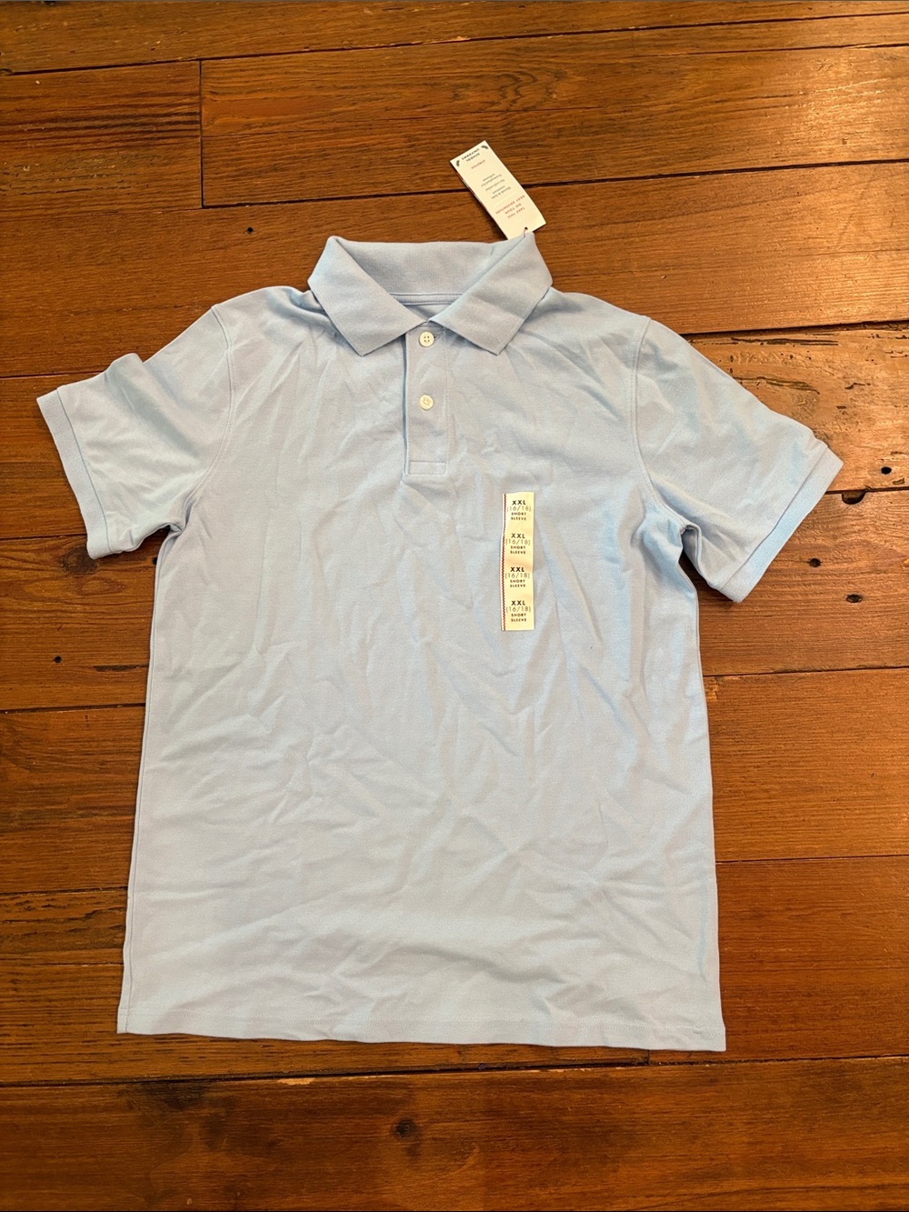 Cat & Jack School Uniform Light Blue Kids Polo Shirt